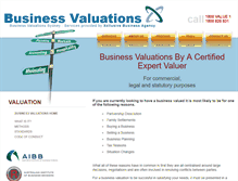 Tablet Screenshot of mybusinessvaluation.com.au